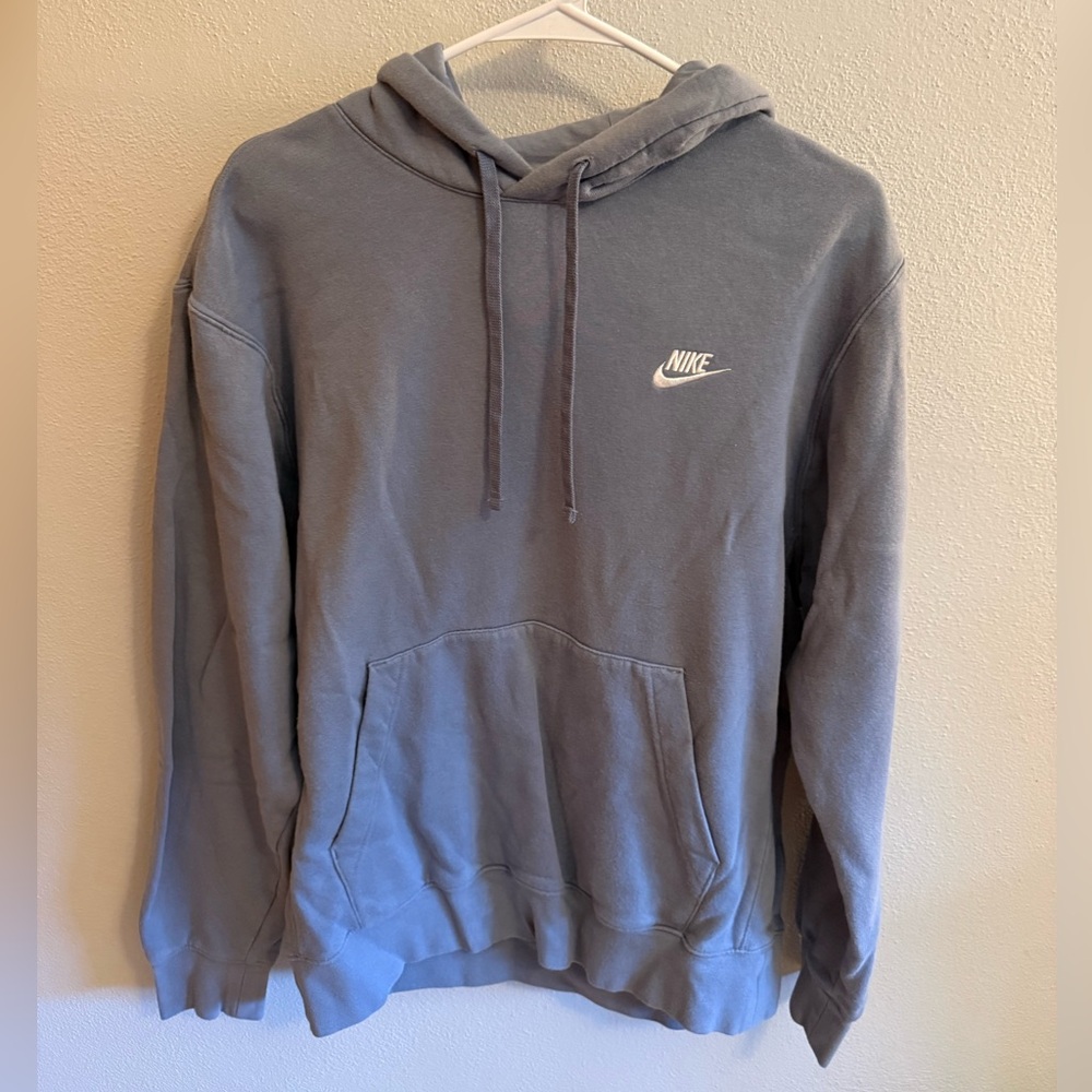 Nike Women's Blue Hoodie Sweatshirt